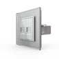 Livolo zweifaches Netzwerkmodul LAN RJ45 Patch CAT7 inkl. Glasrahmen