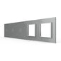 LIVOLO Glasblende für Wandsteckdosen und Touch Lichtschalter in Grau