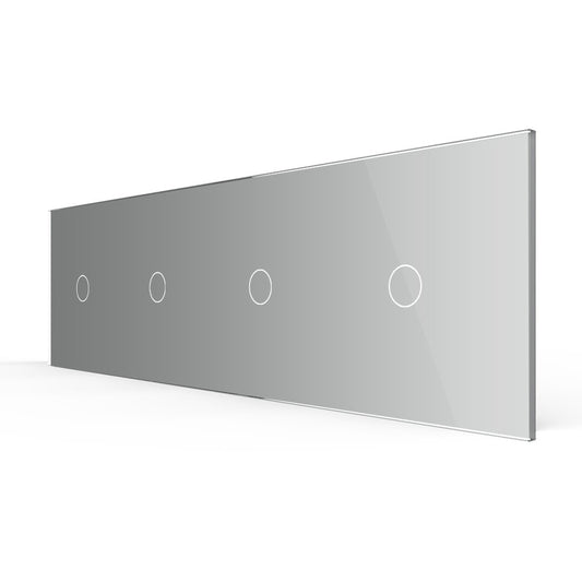LIVOLO Glasblende für Sensor Wandschalter in Grau