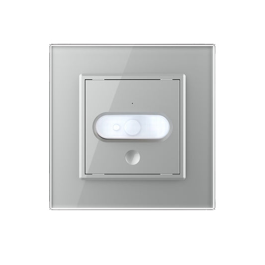 Livolo Bewegungsmelder und Touch-Schalter mit Glasblende in Grau