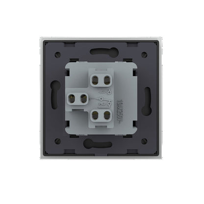 Livolo einfaches Taster-Modul mit Glasblende in Grau
