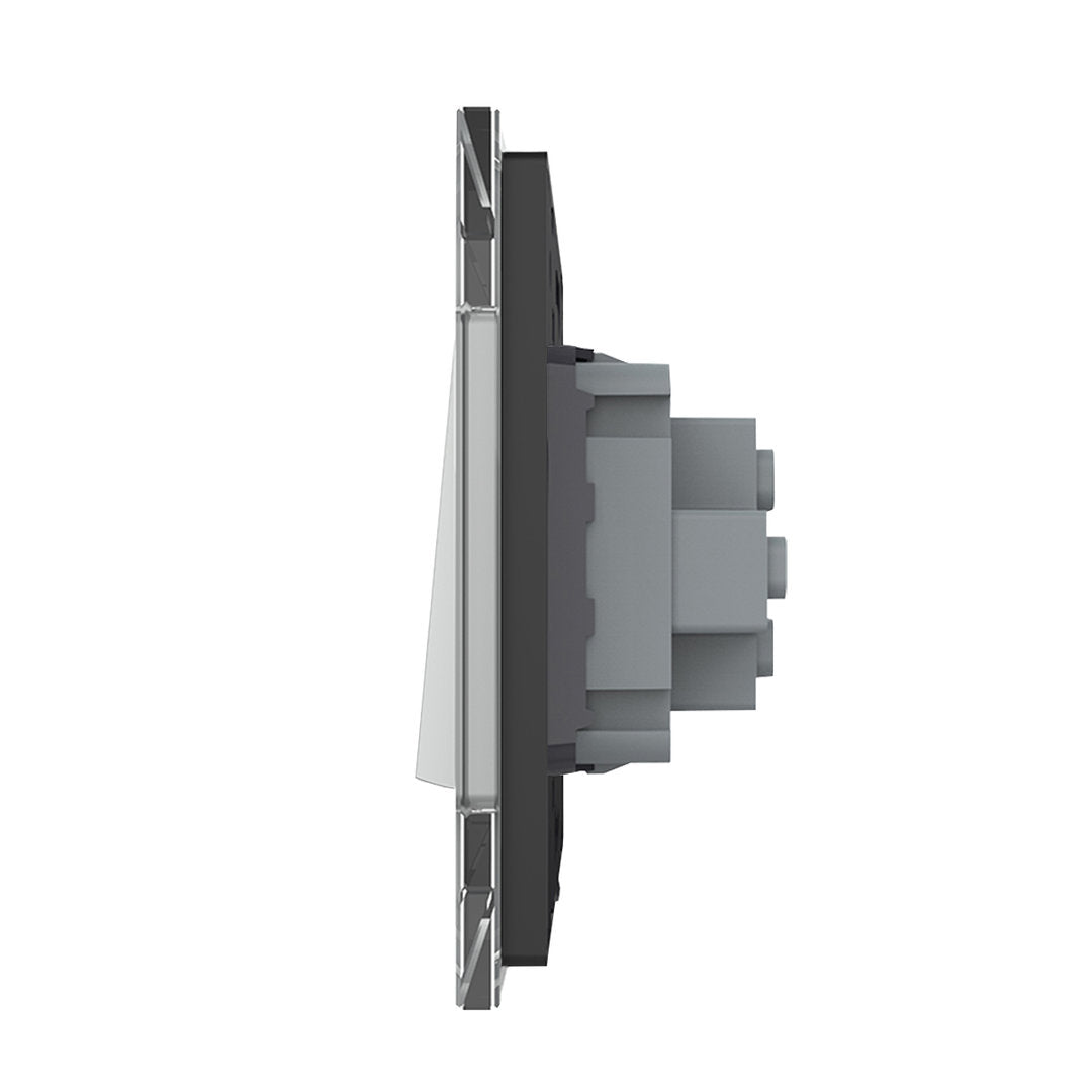 Livolo einfaches Taster-Modul mit Glasblende in Grau