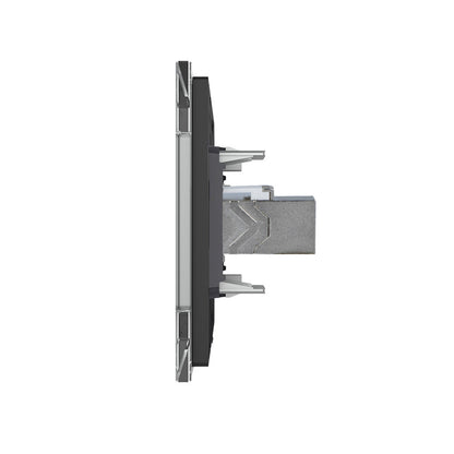 Livolo zweifaches Netzwerkmodul LAN RJ45 Patch CAT7 inkl. Glasrahmen