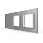 LIVOLO Glasblende für Touch Lichtschalter und Steckdosen in Grau
