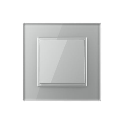 Livolo einfaches Taster-Modul mit Glasblende in Grau