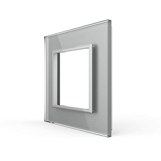 LIVOLO Glasrahmen für Steckdosen in Grau