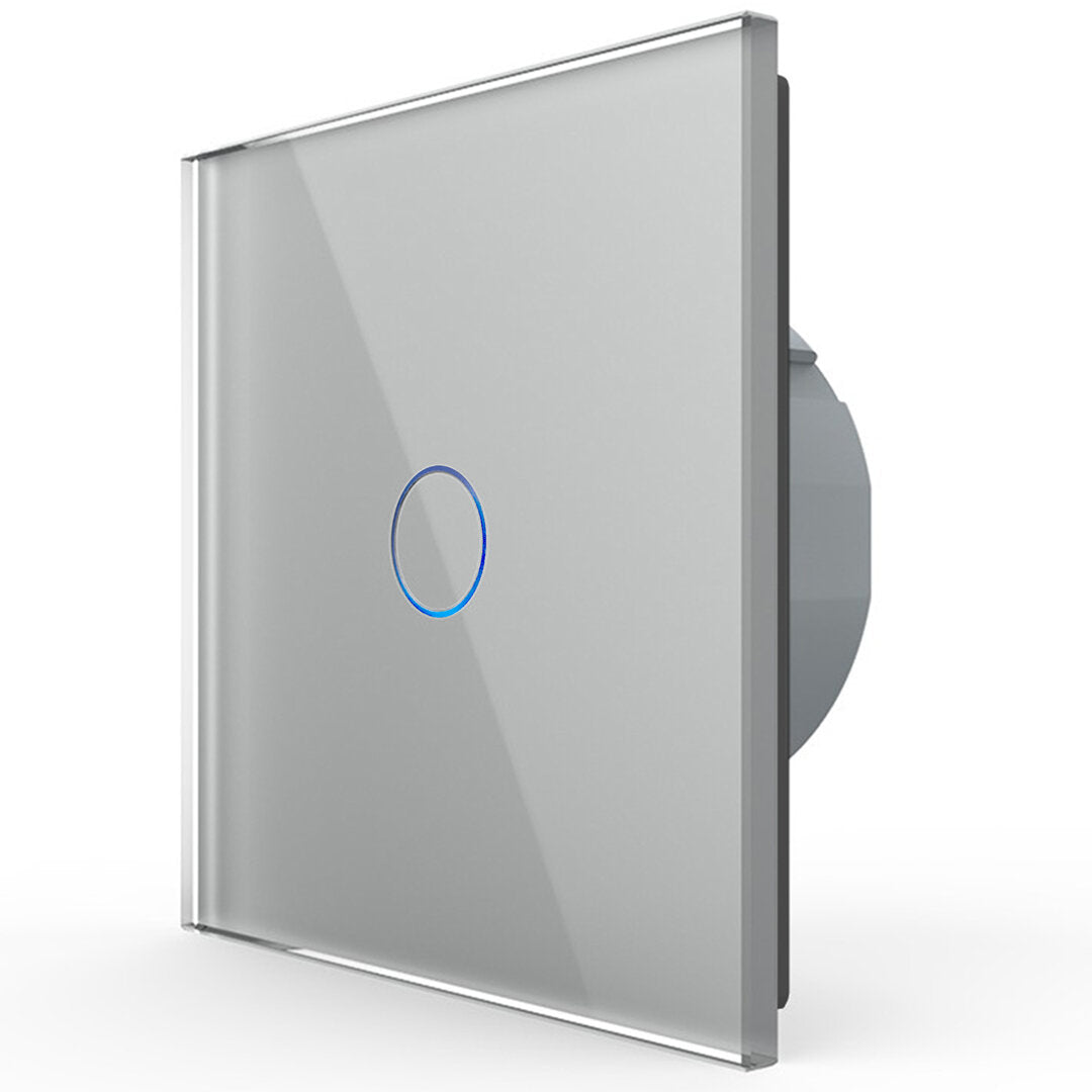 Livolo Touch-Lichtschalter für 12-24V mit Glasblende in Grau
