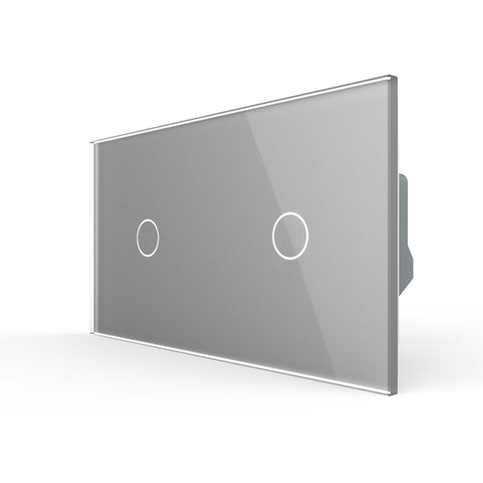 Livolo Kombination aus Dimmer und Wechselschalter in grau