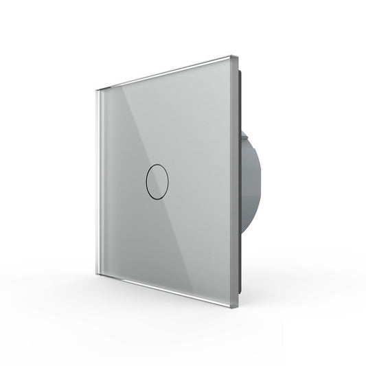 Timer- Touch-Lichtschalter Glas in Grau