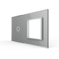 LIVOLO Glasblende für Touch Schalter und Steckdosen in Grau