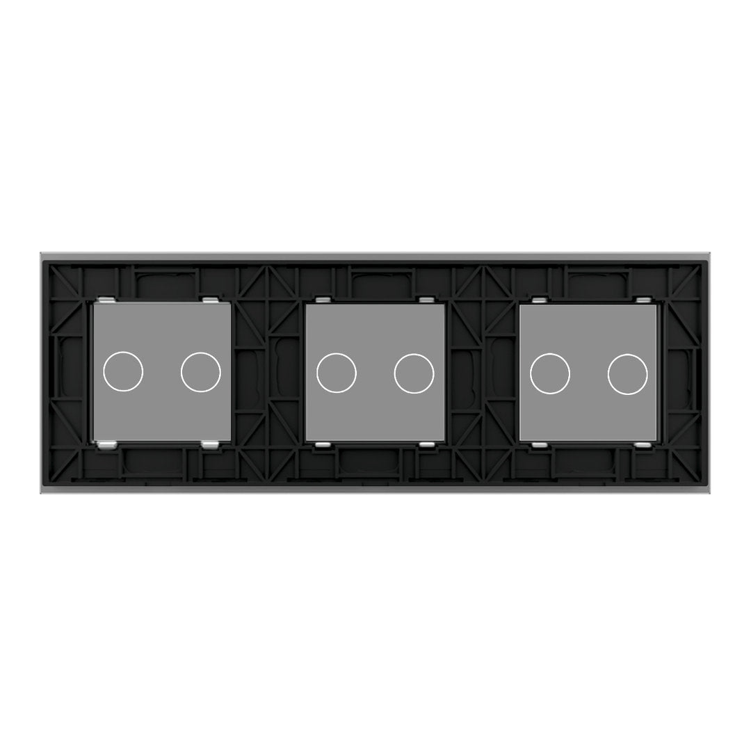 LIVOLO Glasblende für Design Lichtschalter in Grau
