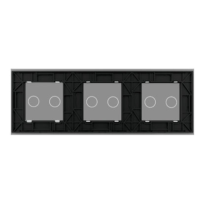 LIVOLO Glasblende für Design Lichtschalter in Grau