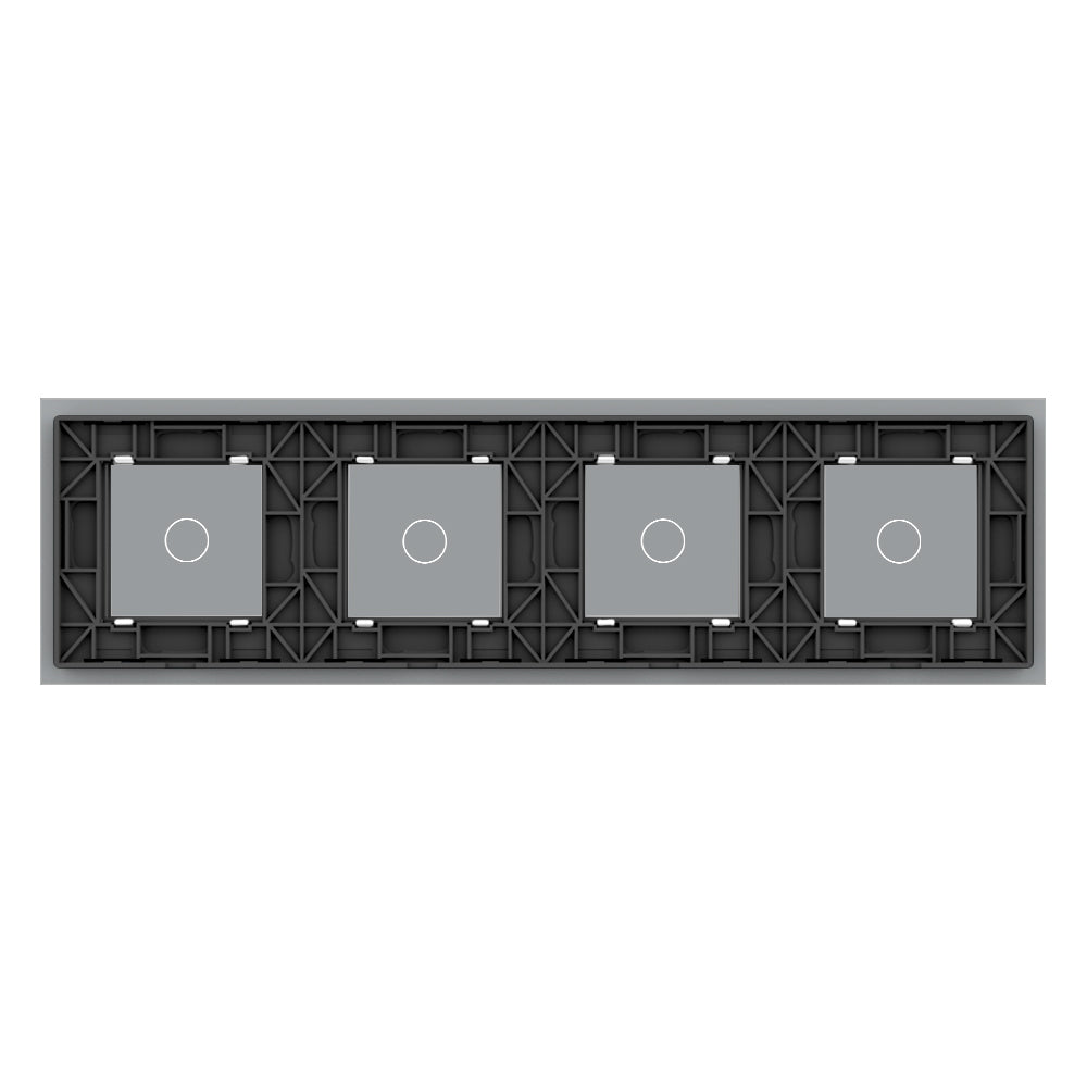LIVOLO Glasblende für Sensor Wandschalter in Grau