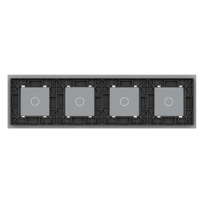 LIVOLO Glasblende für Sensor Wandschalter in Grau