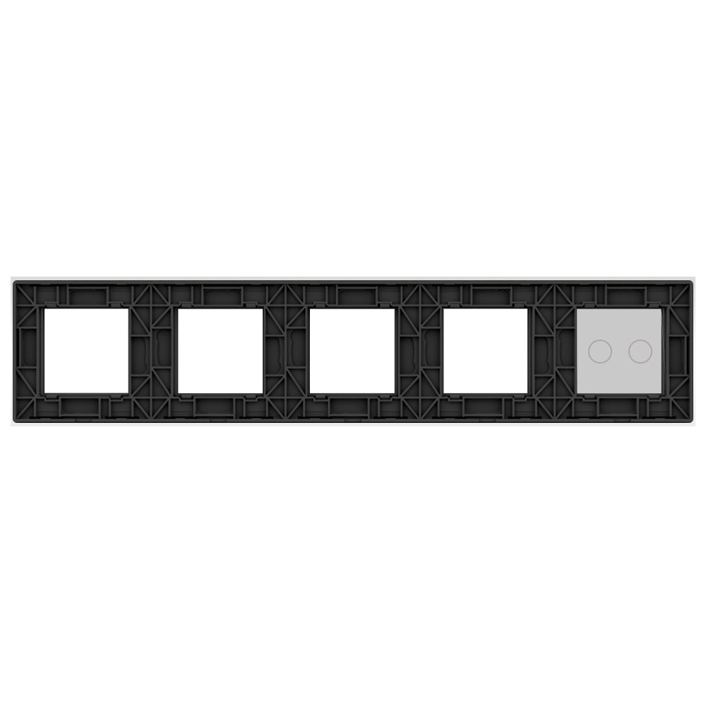 LIVOLO Glasblende für Lichtschalter und Steckdosen in Grau