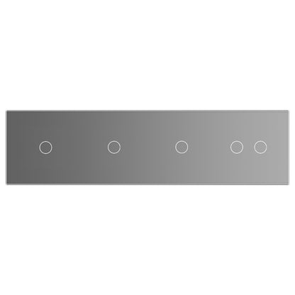 LIVOLO Glasblende für Design Touch Wandschalter in Grau Glas
