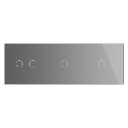 LIVOLO Glasblende für Sensor Lichtschalter in Grau