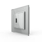 Livolo einfaches, graues USB-Modul mit Glasrahmen