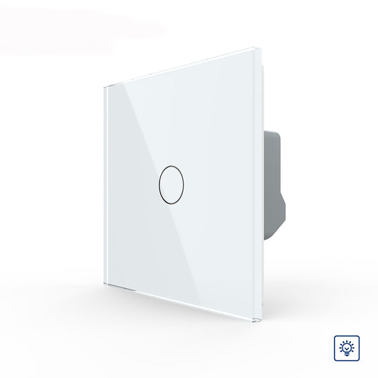 LIVOLO Touch Dimmer Wechselschalter mit Glasblende in Weiß
