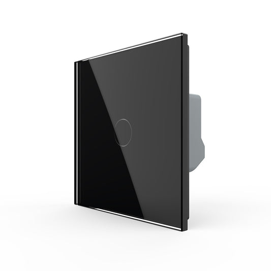 Glas-Touch-Wechsel/Kreuzschalter mit Funk-Funktion in schwarz