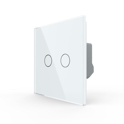 LIVOLO Touch Rolladenschalter mit Glasblende in Weiß