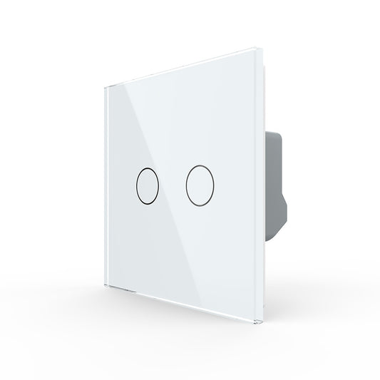 LIVOLO Touch Rolladenschalter mit Glasblende in Weiß