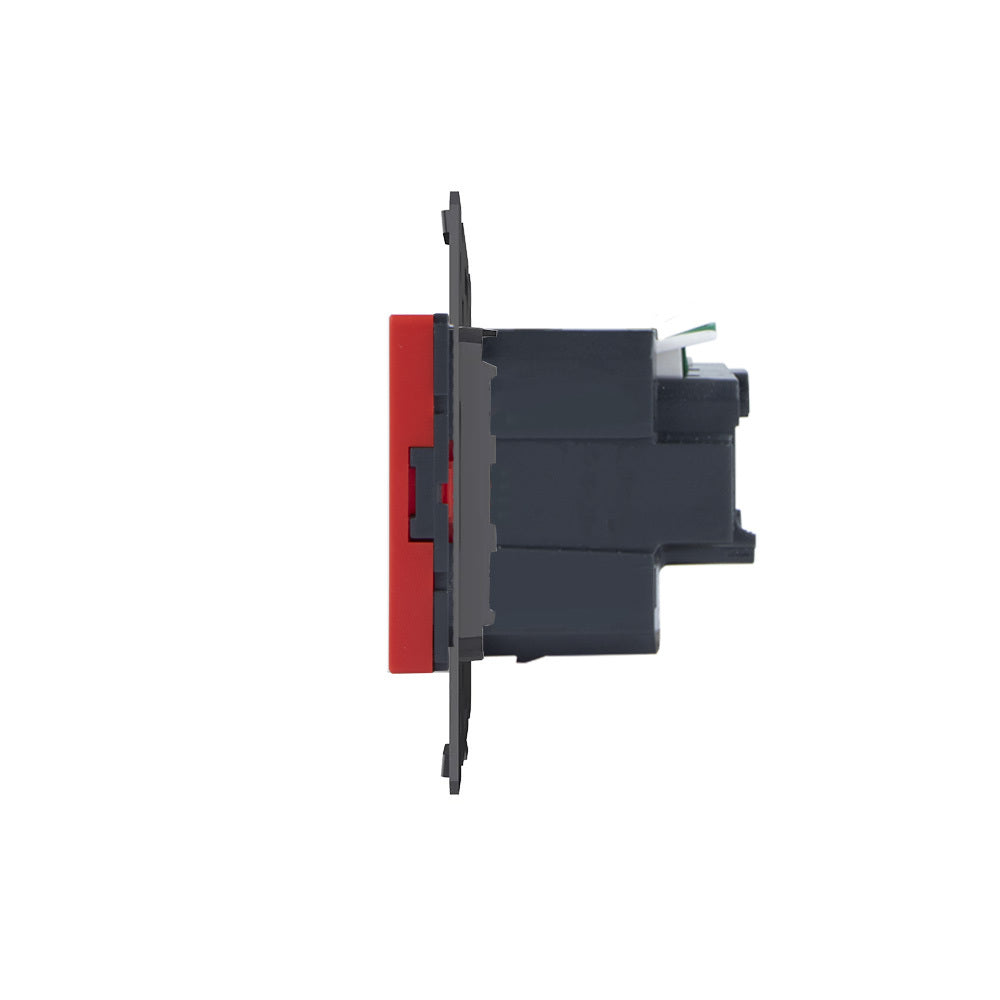 Livolo einfaches Steckdosen-Modul VDE in Rot