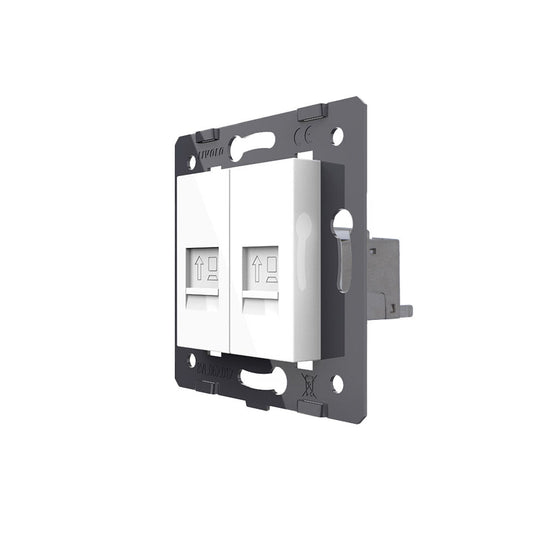 Livolo weißes CAT7 RJ45 LAN-Modul als Enddose