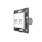 Livolo weißes, zweifaches RJ45 LAN-Modul CAT8