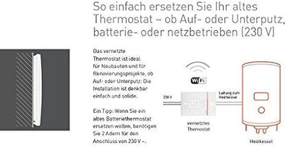 WLAN-Raumthermostat (auch für Homekit)