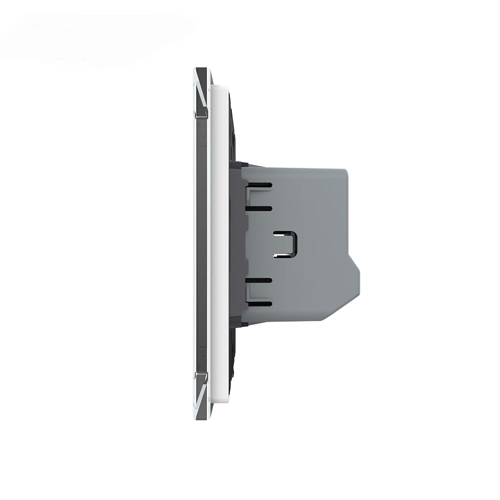 LIVOLO Funk Touch Rolladenschalter mit Glasblende in Weiß