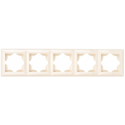 VISAGE Schuko Steckdose Dimmer Creme Jalousie Schalter Taster Rahmen Visage Unterputz - WEIM24