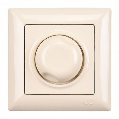VISAGE Schuko Steckdose Dimmer Creme Jalousie Schalter Taster Rahmen Visage Unterputz - WEIM24