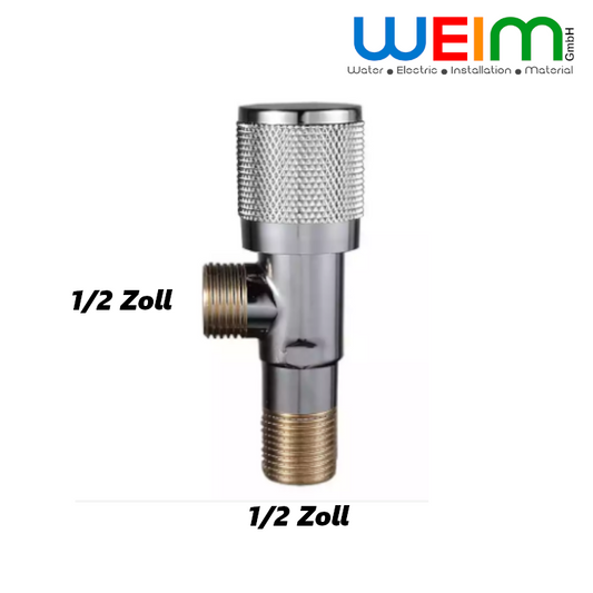 Eckventil Waschbecken Dusche 1/2" x 1/2" – Hochwertiges Design für Ihr Badezimmer - WEIM24