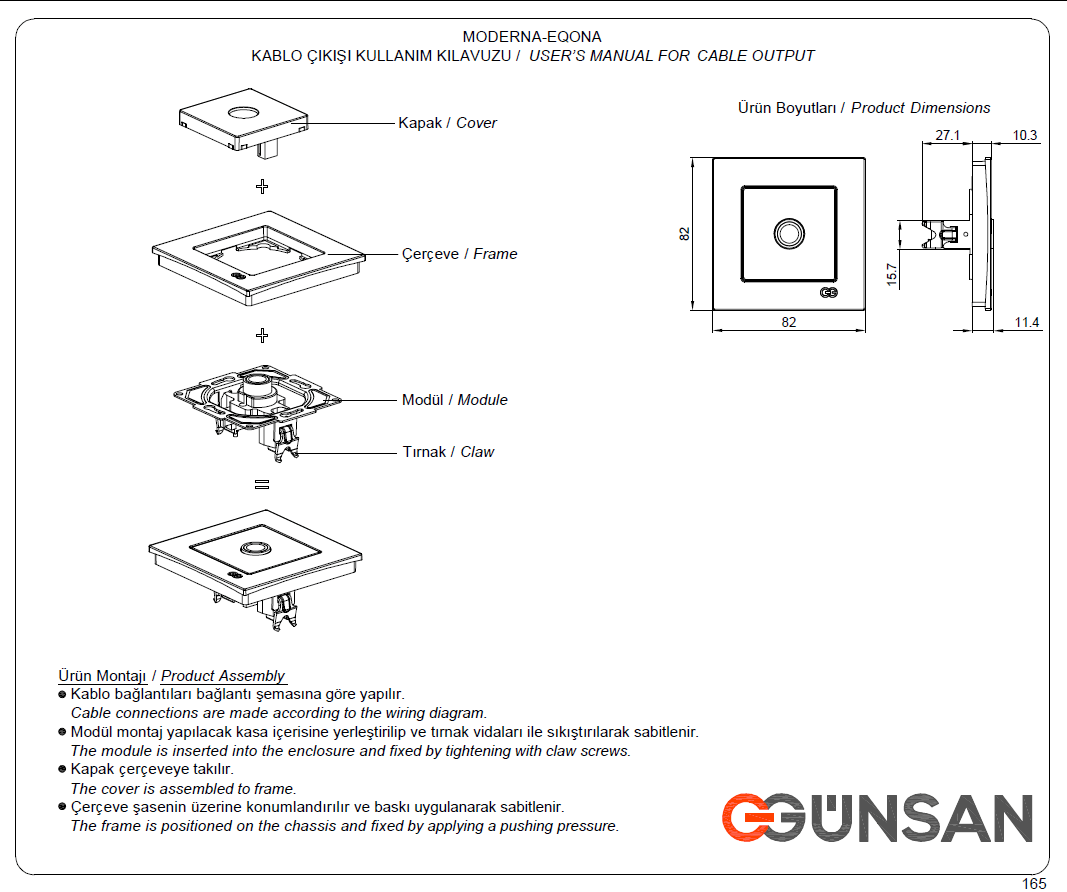 UP Schalterprogramme Eqona / Radius Cremeweiß Günsan