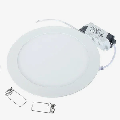 LED Panel Einbaustrahler Rund Eckig 9 Watt Naturweiß Warmweiß Dimmbarkeit - WEIM24
