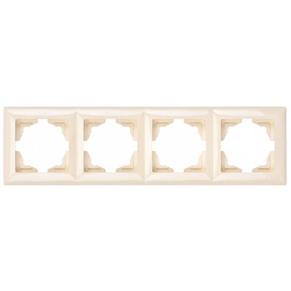 VISAGE Schuko Steckdose Dimmer Creme Jalousie Schalter Taster Rahmen Visage Unterputz - WEIM24