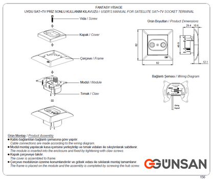 Schuko Steckdose Dimmer Unterputz Jalousie Schalter Taster TV Visage Cremeweiß - WEIM24