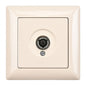 VISAGE Schuko Steckdose Dimmer Creme Jalousie Schalter Taster Rahmen Visage Unterputz - WEIM24