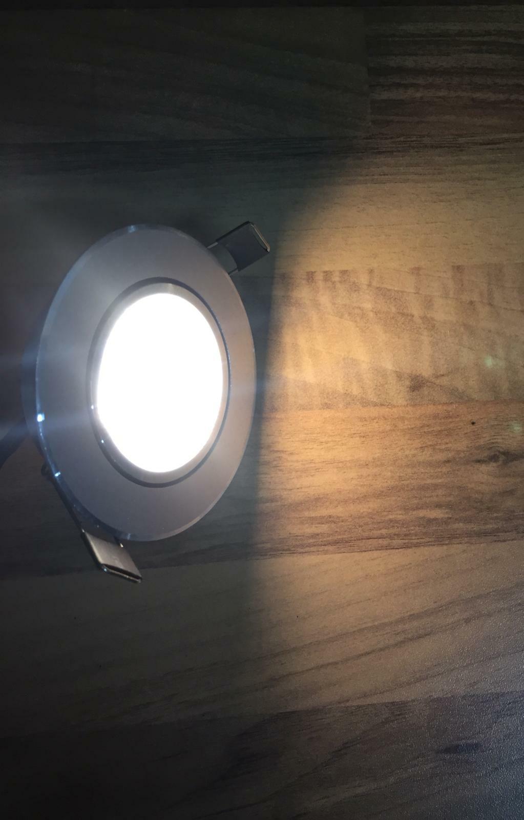 1 LED 3W Spot Strahler Einbauleuchte Strahler Deckenleuchte IP45 Warm-weiß - WEIM24