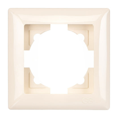 VISAGE Schuko Steckdose Dimmer Creme Jalousie Schalter Taster Rahmen Visage Unterputz - WEIM24
