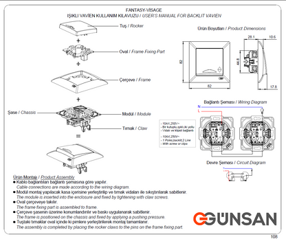 Schuko Steckdose Dimmer Unterputz Jalousie Schalter Taster TV Visage Cremeweiß - WEIM24