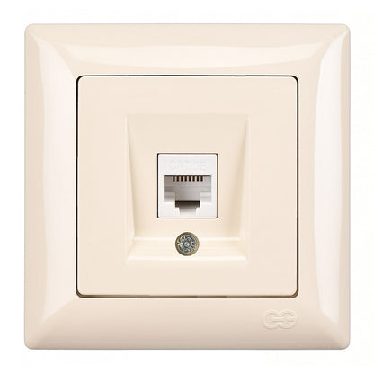 VISAGE Schuko Steckdose Dimmer Creme Jalousie Schalter Taster Rahmen Visage Unterputz - WEIM24