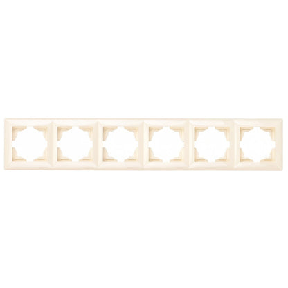 VISAGE Schuko Steckdose Dimmer Creme Jalousie Schalter Taster Rahmen Visage Unterputz - WEIM24