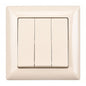 VISAGE Schuko Steckdose Dimmer Creme Jalousie Schalter Taster Rahmen Visage Unterputz - WEIM24
