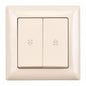 VISAGE Schuko Steckdose Dimmer Creme Jalousie Schalter Taster Rahmen Visage Unterputz - WEIM24