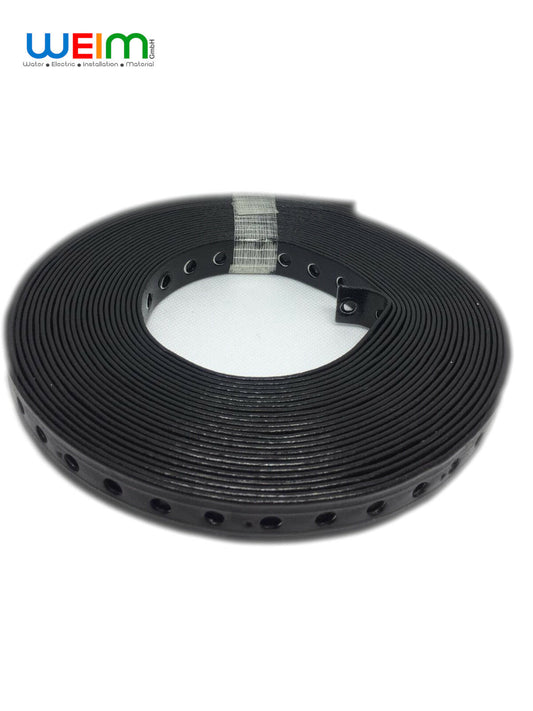 Lochband 19mm – 10 Meter Montageband aus Stahl PVC, ideal für Montagearbeiten - WEIM24