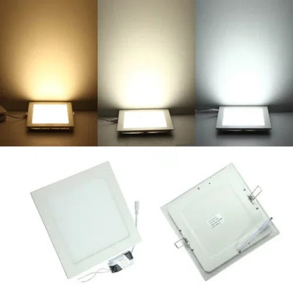 LED Einbaustrahler 6 Watt Rund Eckig Naturweiß Warmweiß - WEIM24