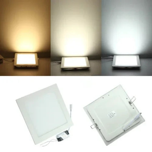 LED Panel Einbaustrahler 3 Watt Rund Eckig Dimmbare Naturweiß Warmweiß - WEIM24