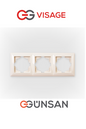 Schuko Steckdose Dimmer Unterputz Jalousie Schalter Taster TV Visage Cremeweiß - WEIM24